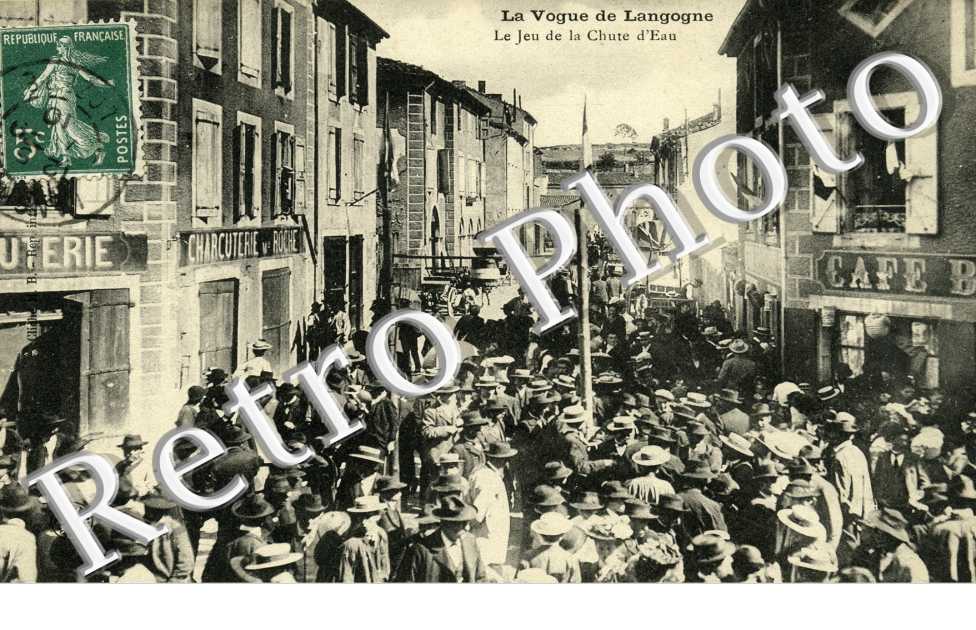 La Vogue de Langogne - le jeu de la chute d'eau