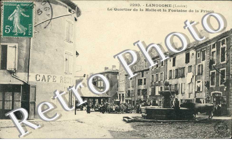 Le quartier de la Halle et la fontaine de la Prison