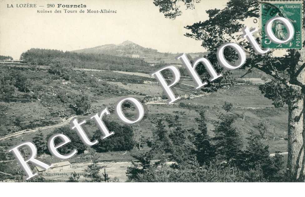 ruines des tours de Mont-Alherac