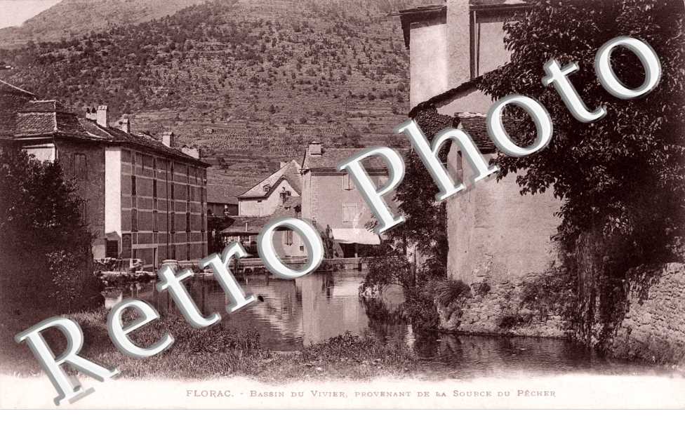 Bassin du Vivier provenant de la Source du Pecher