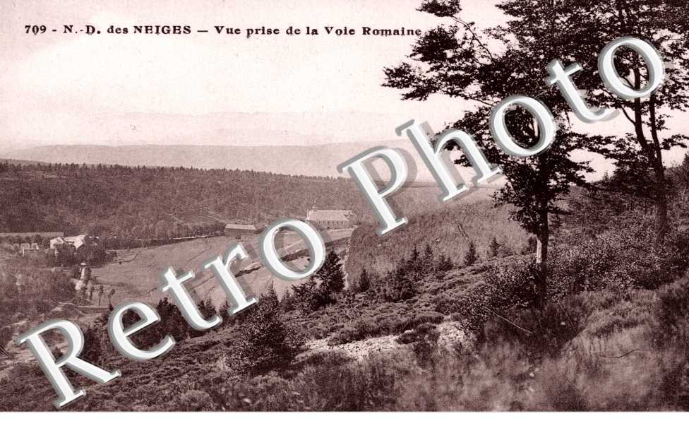 Notre dame des Neiges Vue prise de la voie romaine