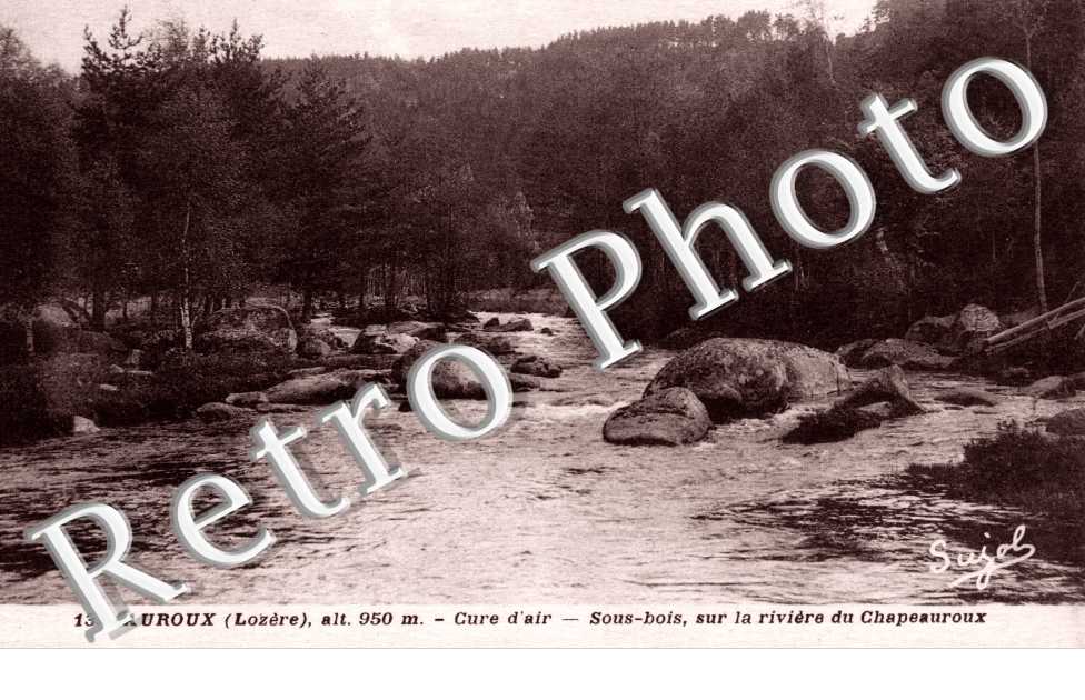 cure d'air - sous-bois sur la riviere du Chapeauroux