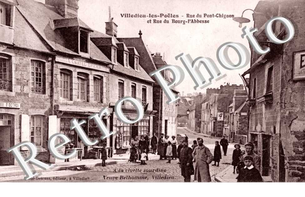 Rue du Pont Chignon et Rue du Bourg l'Abbesse