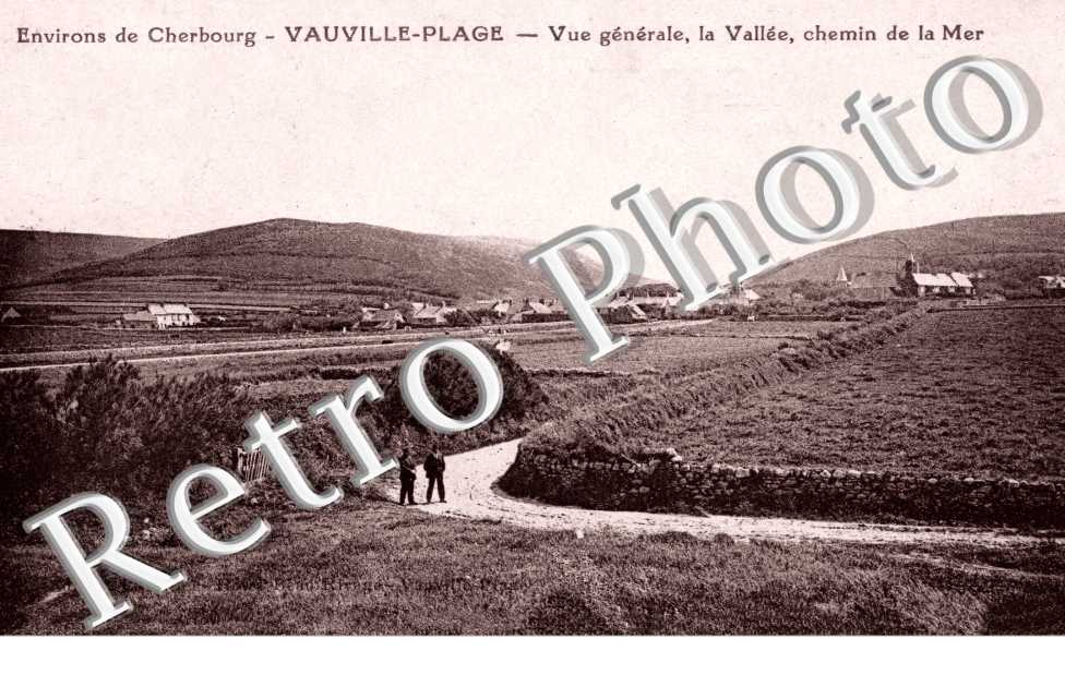 Plage -  Vue generale,  la vallee, chemin de fer