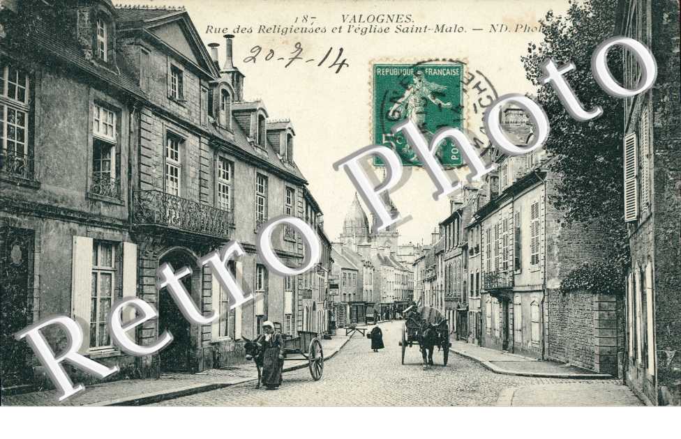 Rue des Religieuses et Eglise Saint Malo