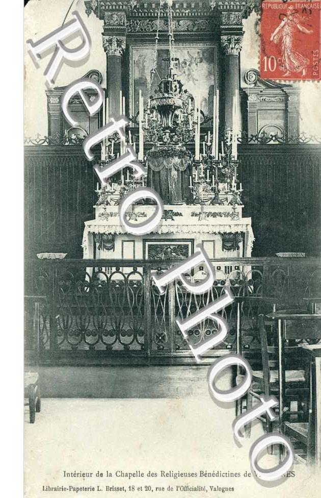 Interieur de la Chapelle des Religieuses Benedictines