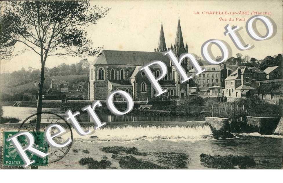 La Chapelle-sur-Vire, vue du pont