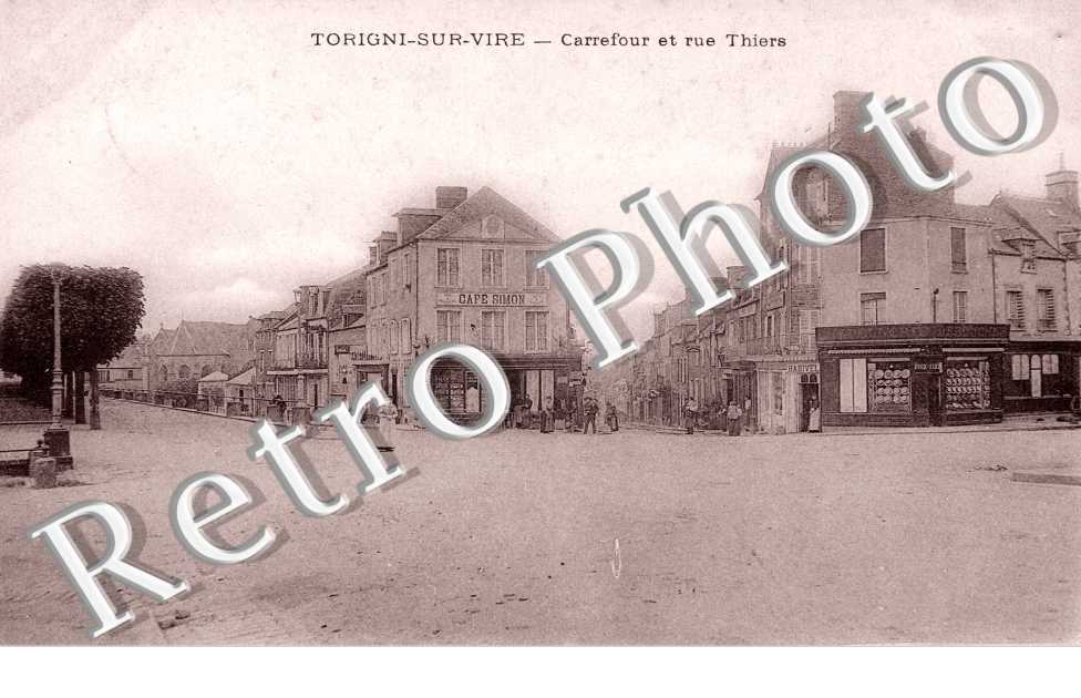 Carrefour et rue Thiers