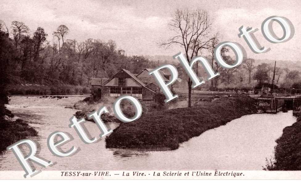 La scierie et l'usine electrique