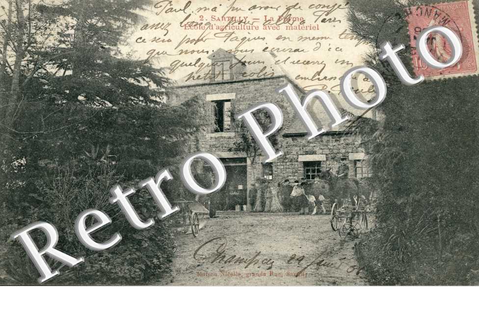 la ferme - Ecole d'agriculture avec materiel