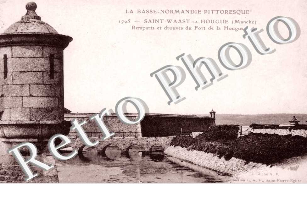 Remparts et drouves du Fort de La Hougue