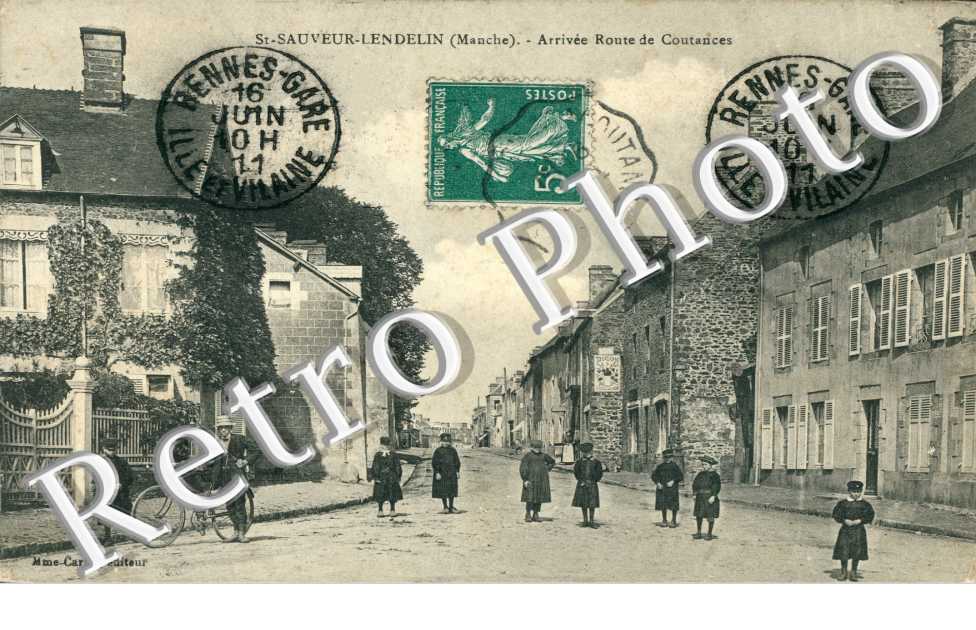 arrivee route de Coutances
