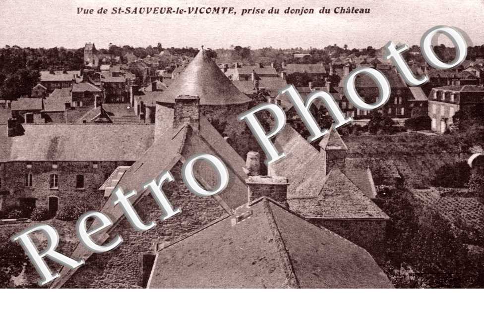vue prise du donjon  du chateau