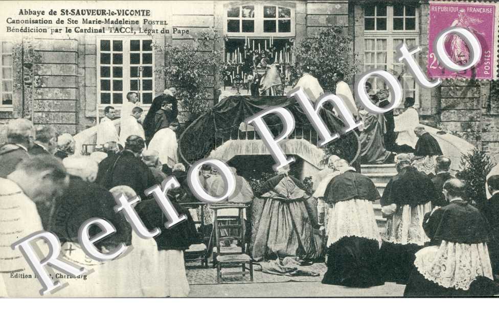 Abbaye  Canonisation de Sainte Marie Madelein Postel Benediction par le Cardinal tacci