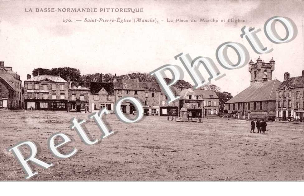 place du marche et l'eglise