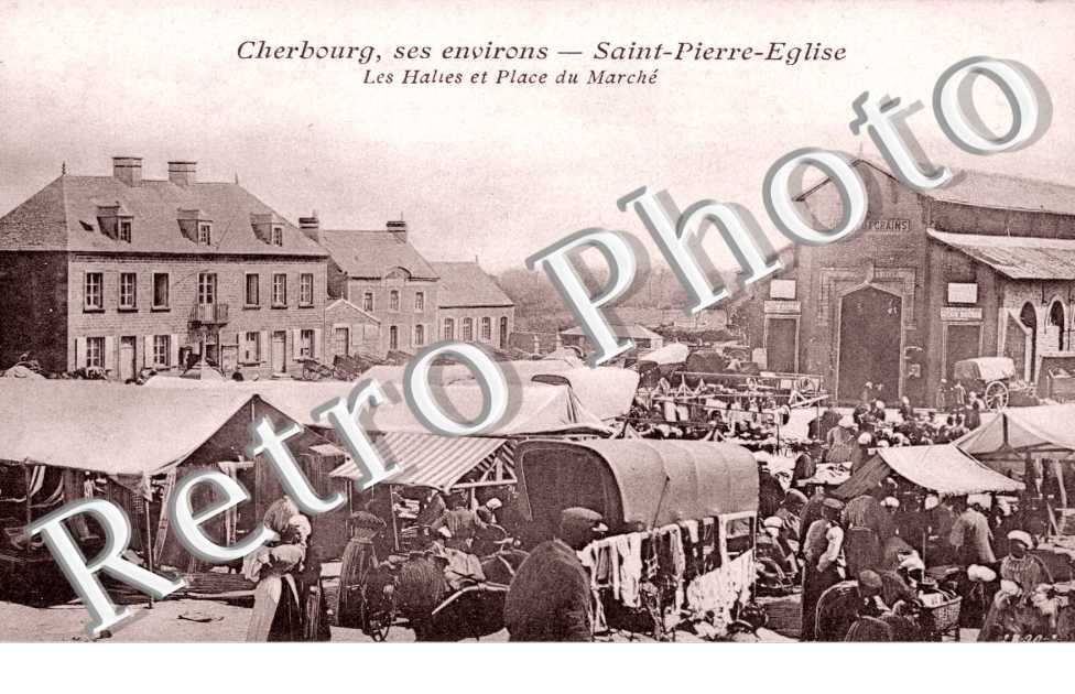 Les halles et place du marche