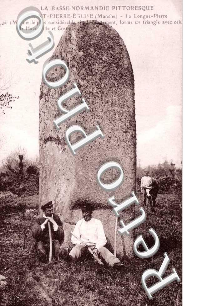 la Longue-Pierre, menhir le plus considerable du departement