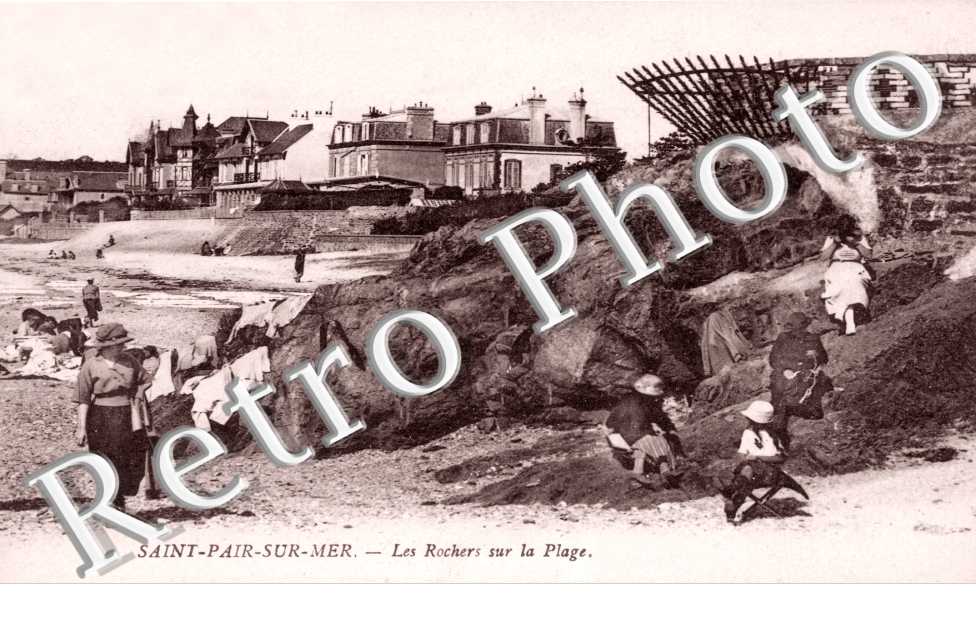  les rochers sur la plage