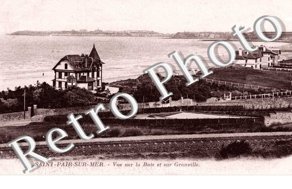vue sur la Baie et sur Granville