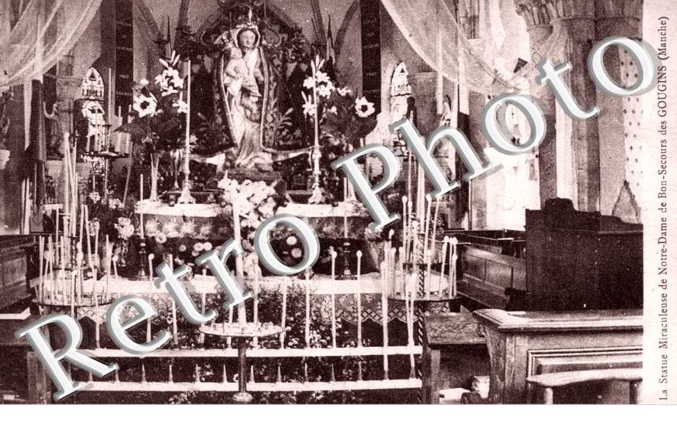 La statue miraculeuse de Notre-dame de Bon-secours des gougins
