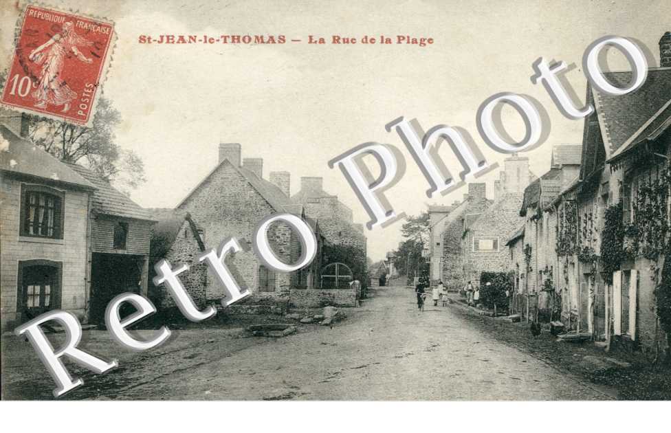 la rue de la plage