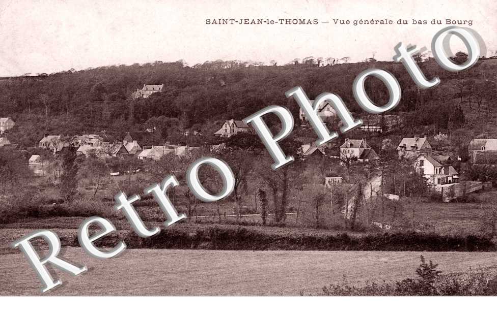 vue generale du bas du bourg