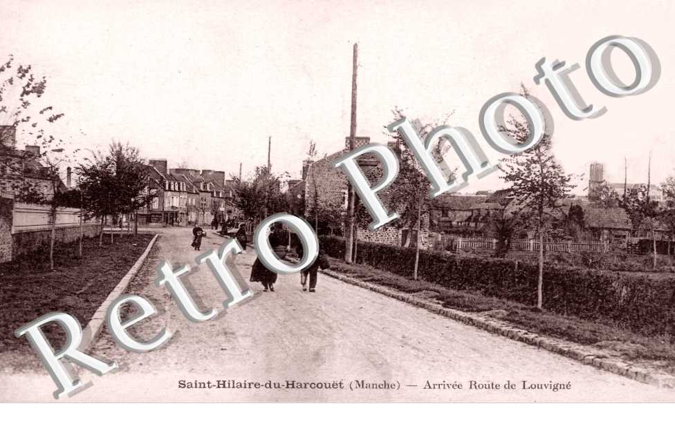 Arrivee de la route de Louvigne