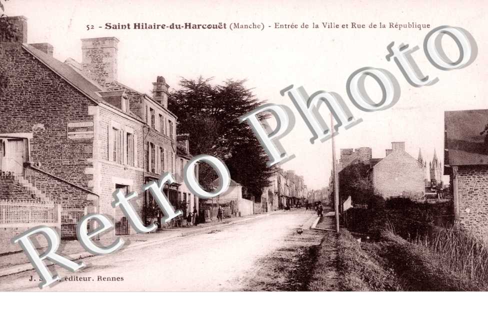 Entree de la ville et rue de la Republique
