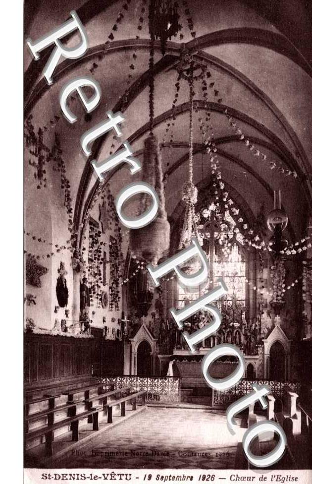 19 septembre 1926 - choeur de l'eglise