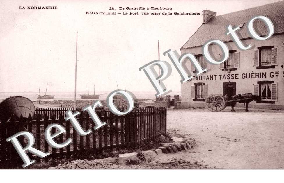 Le port, vue prise de la gendarmerie