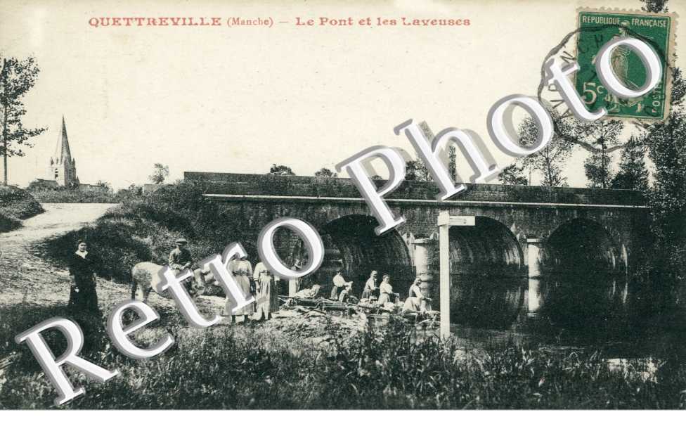 Le pont et les laveuses
