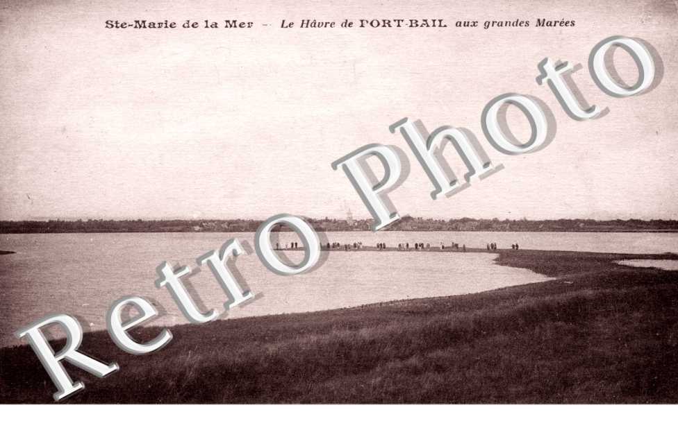 Sainte-Marie-de-la-Mer Le Havre de Portbail aux grandes marees