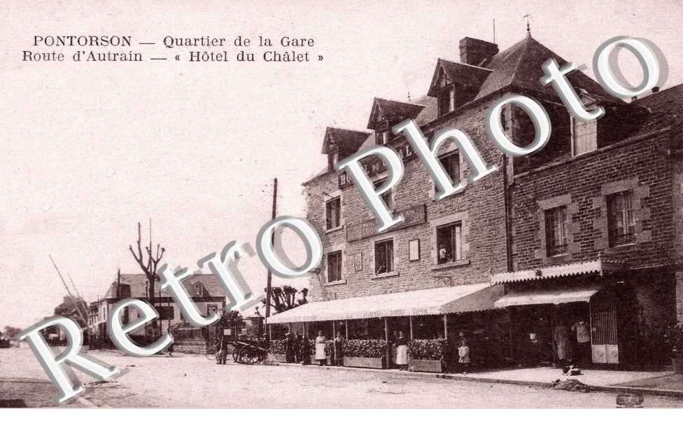 quartier de la gare, route d' Autrain, Hotel du Chalet