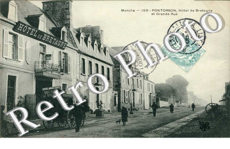 hotel de Bretagne et grande rue