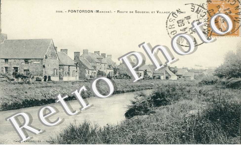 Route de Sougeal et Village du Port
