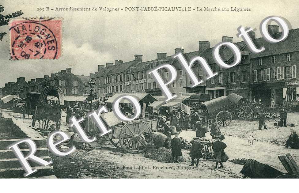 Pont-l'abbe       marche aux legumes