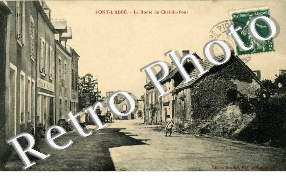 Pont-l'abbe       La route du chef-du-pont