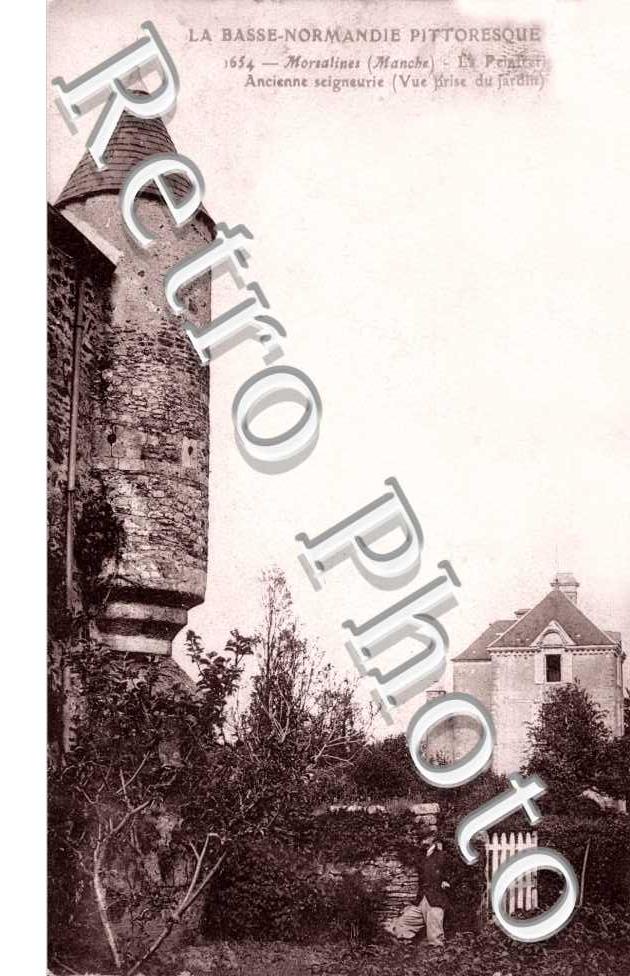 la peintrerie ancienne seigneurie, vue prise du jardin