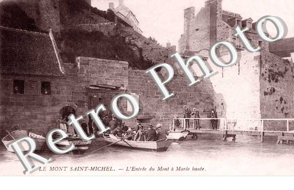 L'entree du mont a maree haute