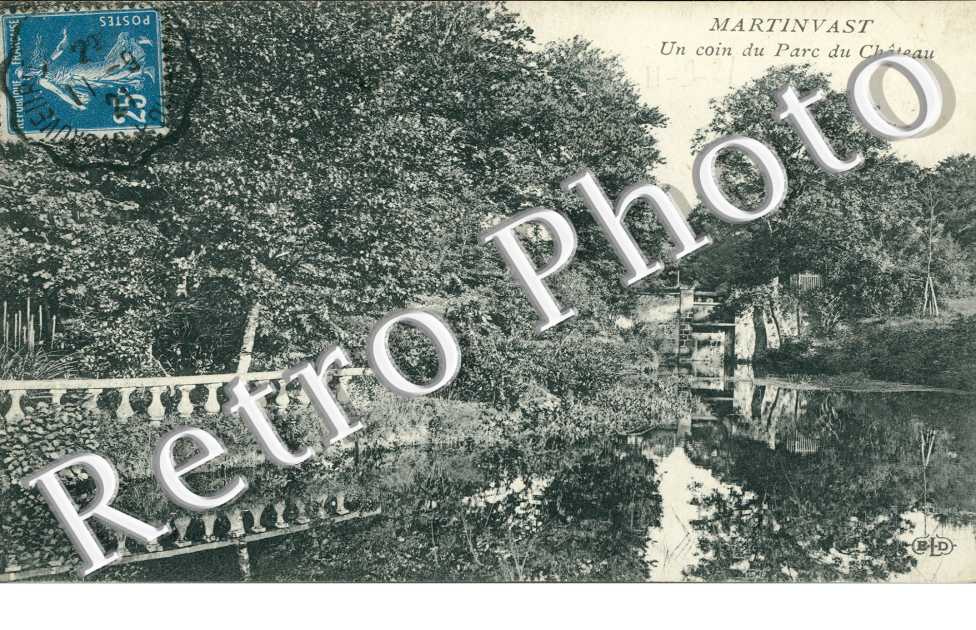un coin du parc du chateau
