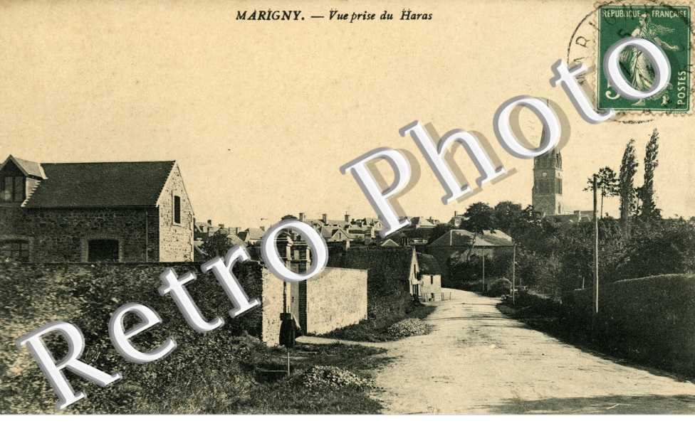 Vue prise du haras
