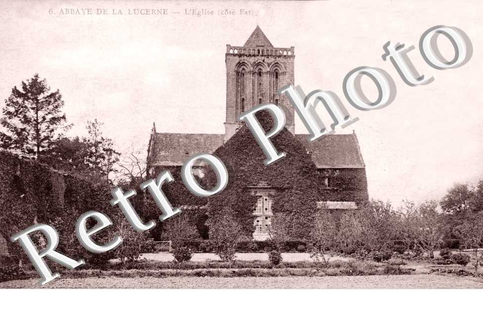 Abbaye de la Lucerne, l'église côté est