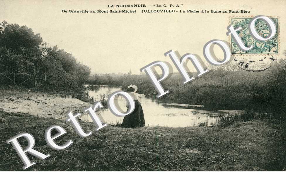 La Peche a la Ligne au Pont Bleu