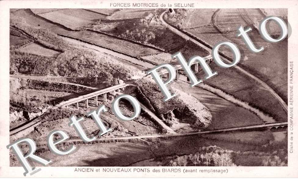 Ancien et nouveaux ponts des Biards