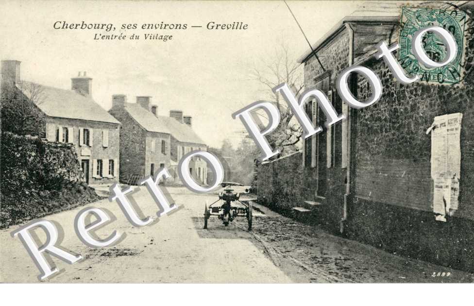 l'entree du village, Greville