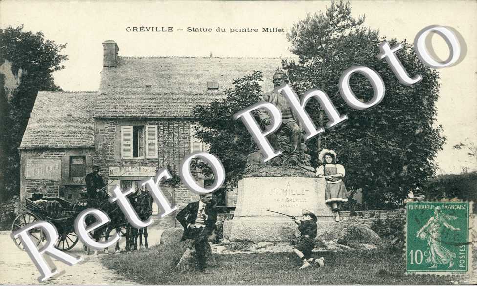 Statue du peintre Millet