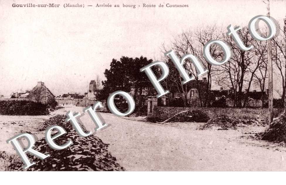 Arrivee au Bourg route de Coutances