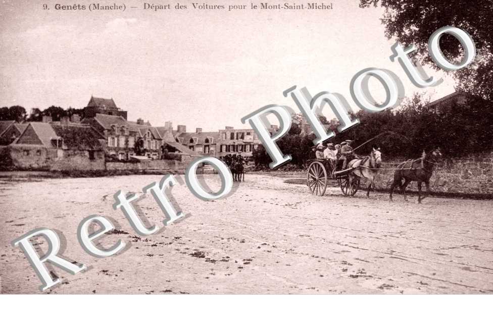 depart des voitures pour le Mont-Saint-Michel