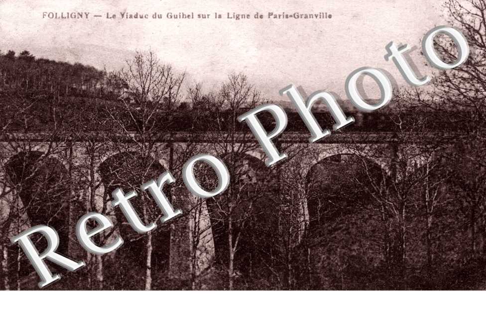 le viaduc du Guibel sur la ligne de Paris-Granville