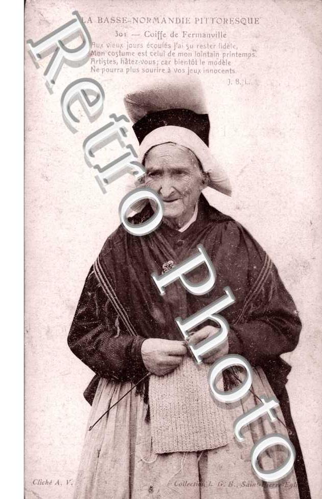 Femme, folklore, normandine pittoresque